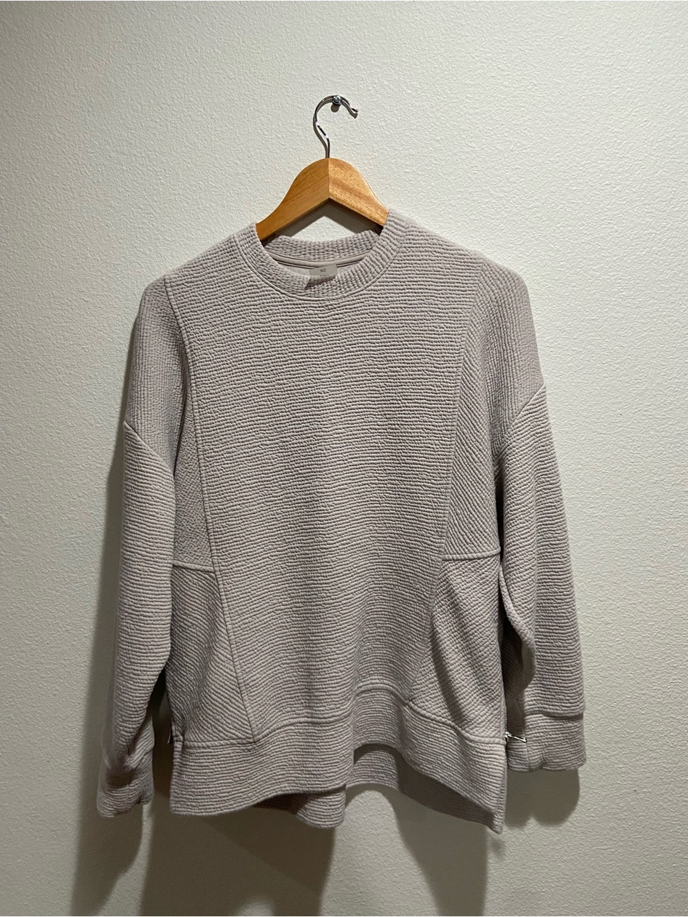 Calia Crewneck Sweatshirt in Light Taupe